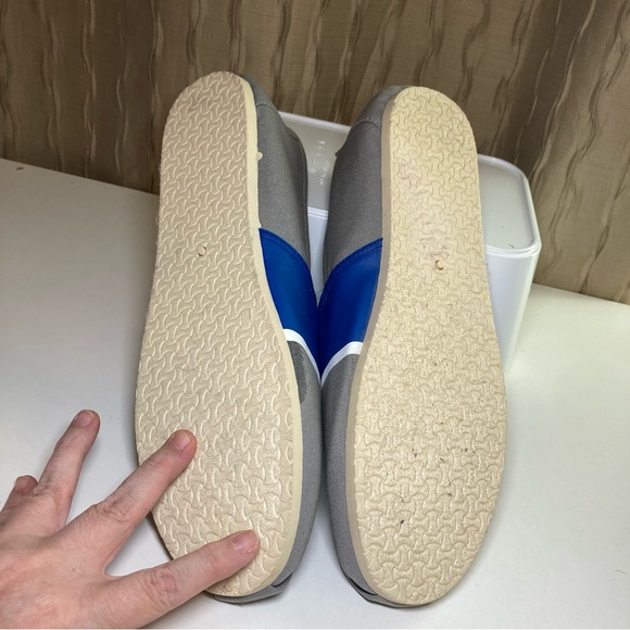 NFL Detroit Lions Men's Large 11-12 Espadrille Canvas Shoe FOCO Gray Blue NWT - Picture 9 of 16